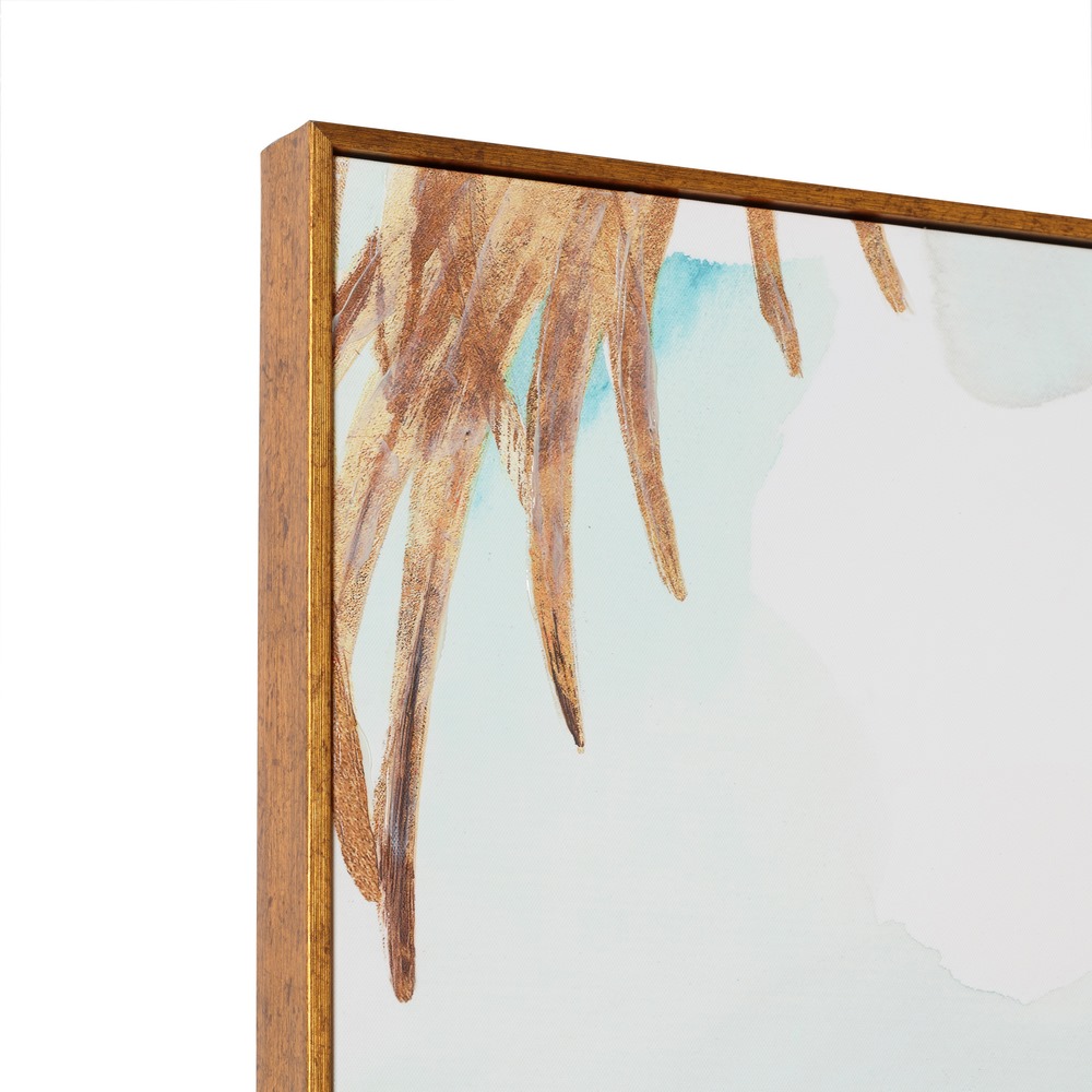 Cuadro impresión papagayo multicolor, 114x4,2x114 cm