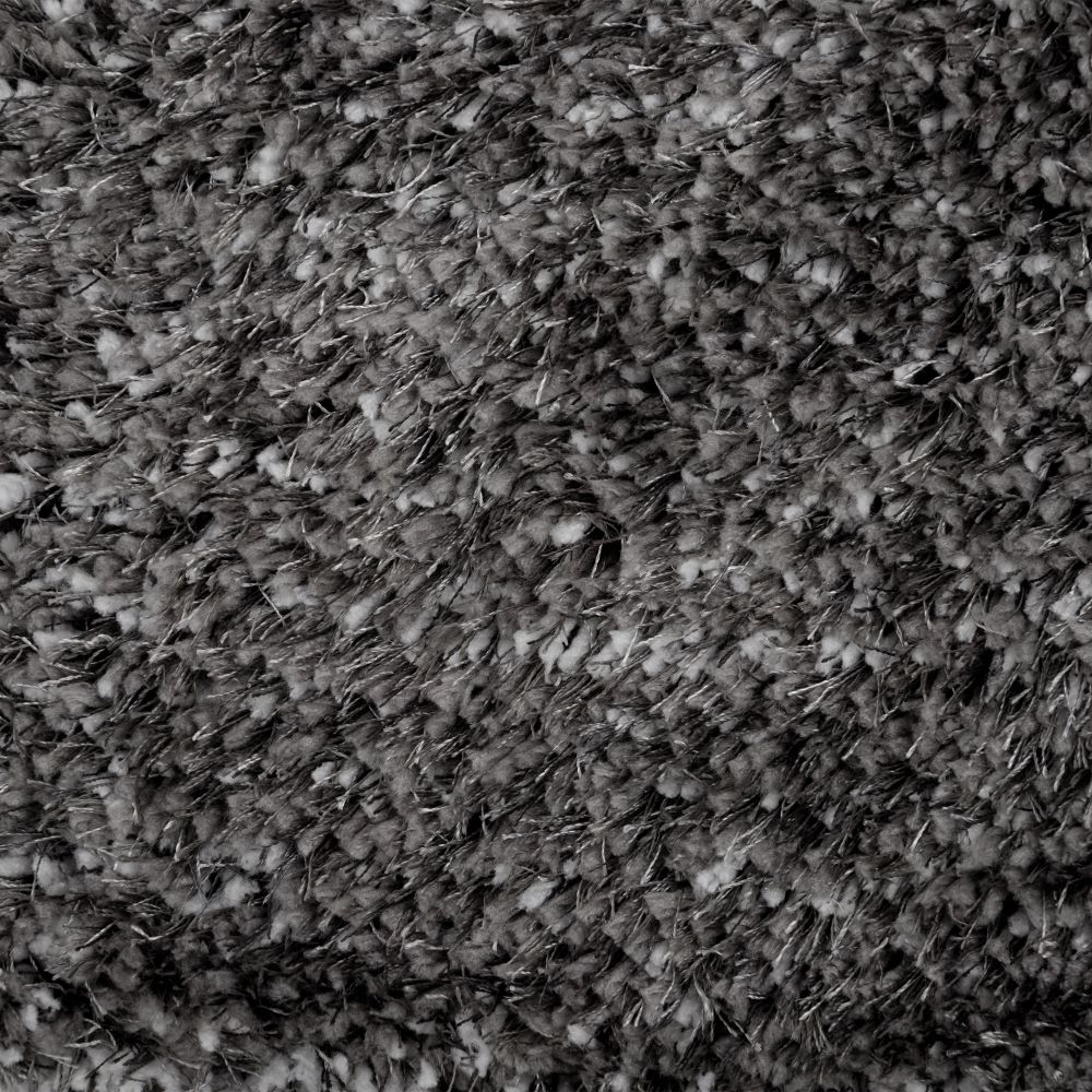 Alfombra gris poliéster, 240x140 cm