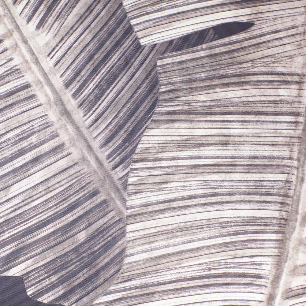 Cuadro impresión hojas negro-gris, 100x4,3x140 cm