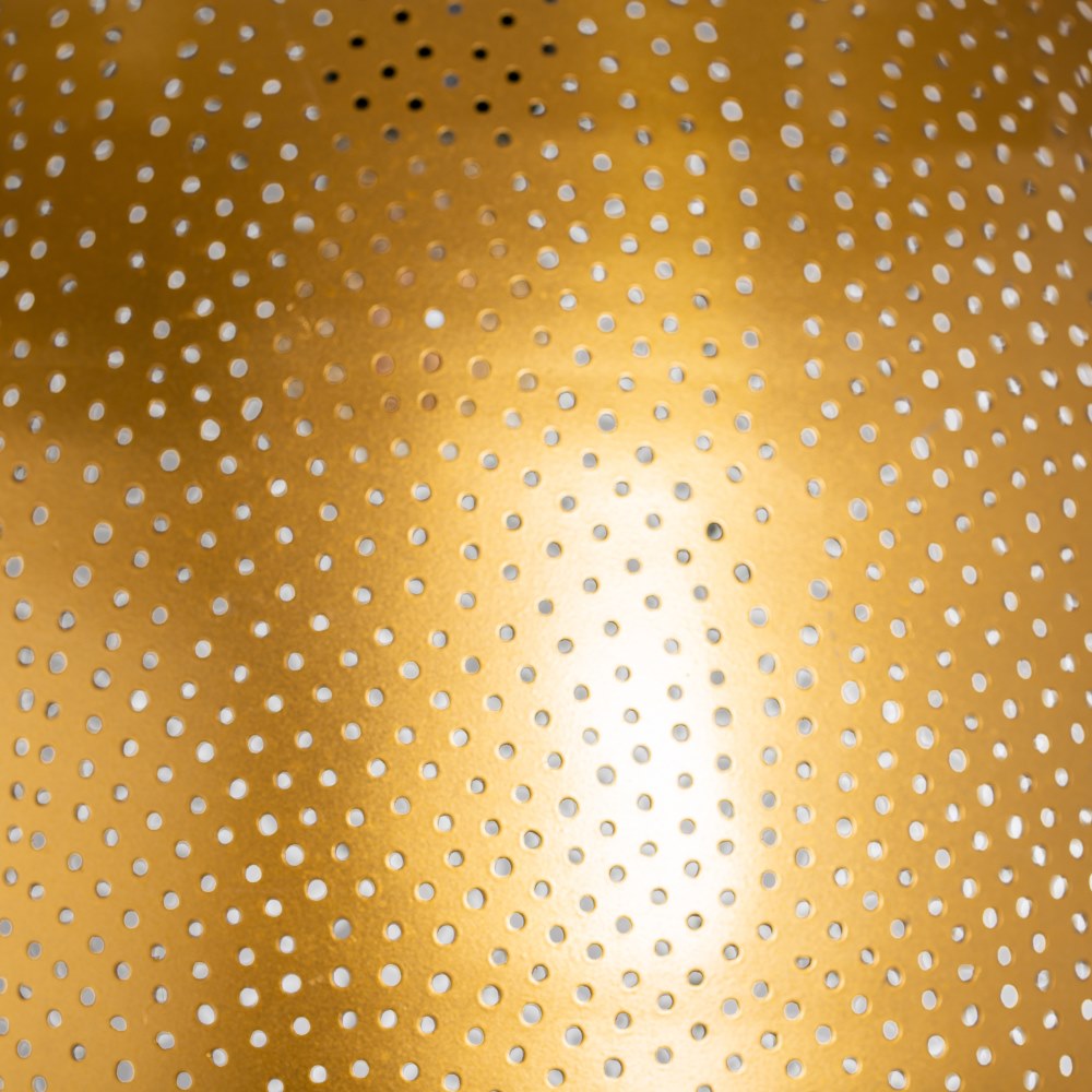 Lámpara de techo oro hierro, 35x35x68 cm