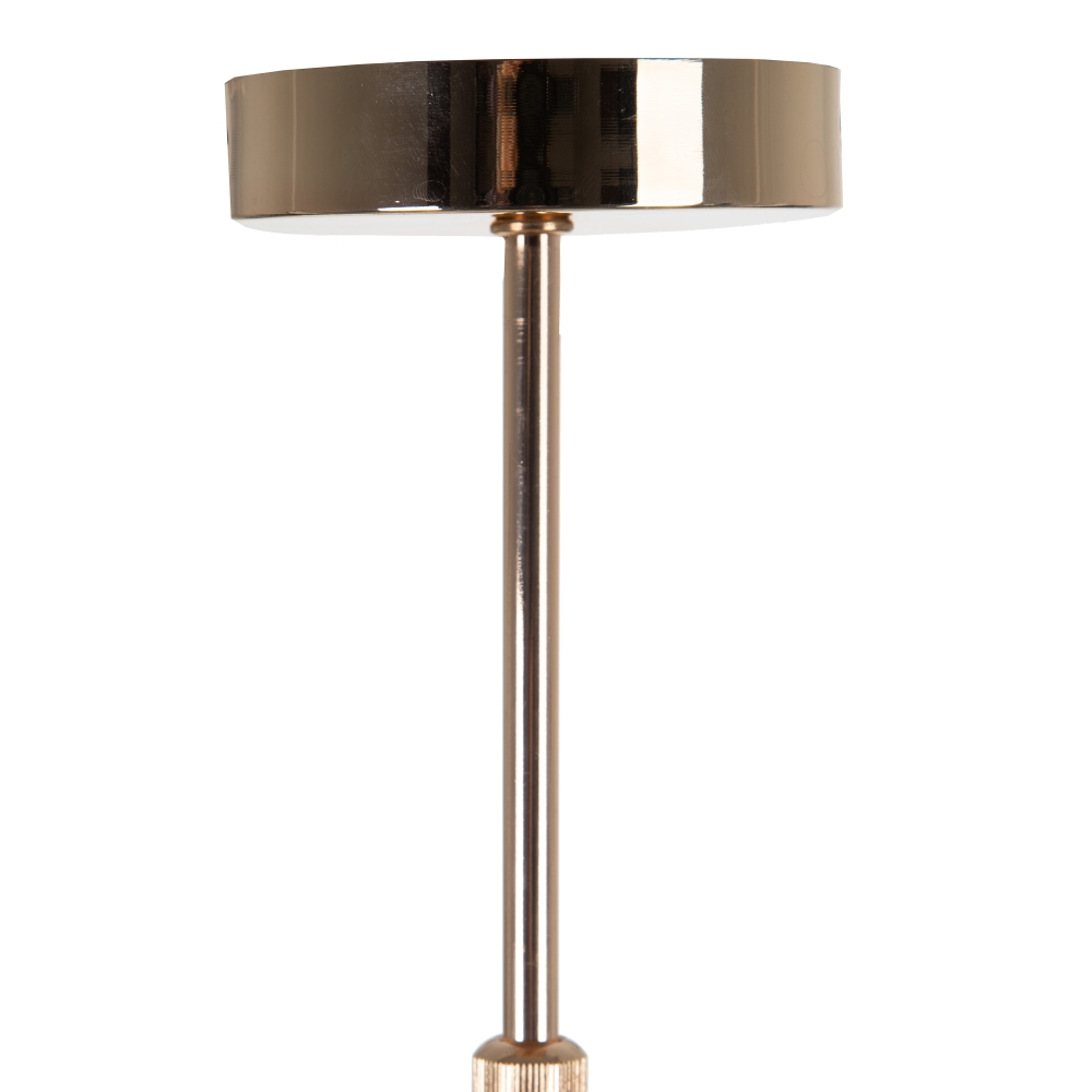 Lámpara de techo oro metal-tejido, 47x42x42 cm