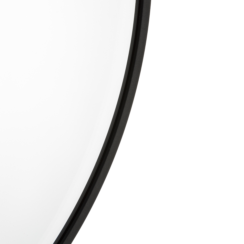 Espejo negro aluminio-cristal