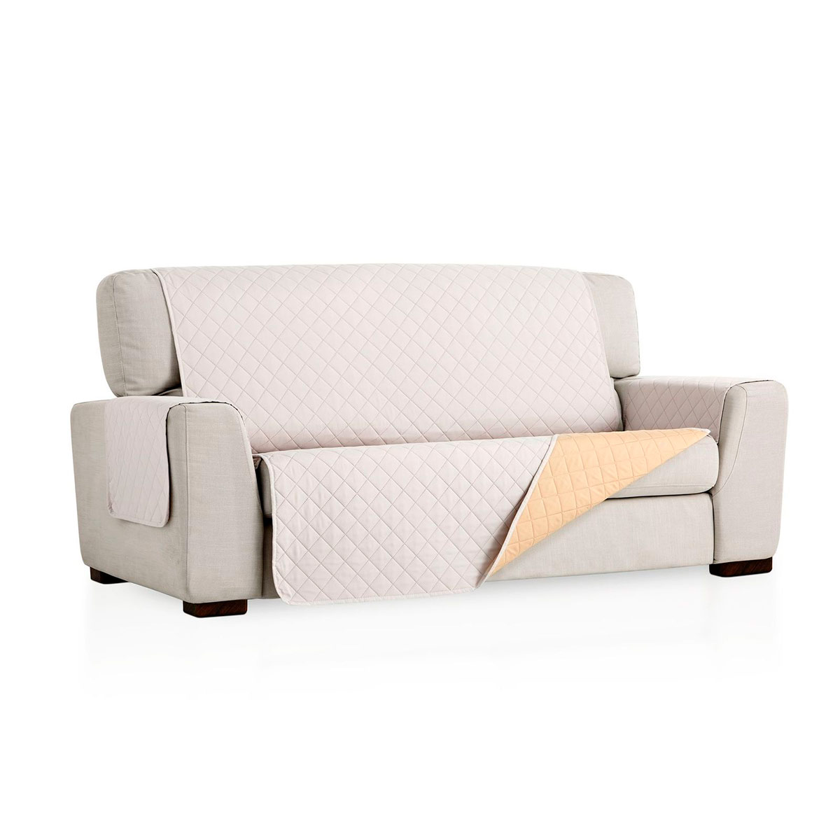 Cubre sofa Marfil fondo blanco